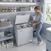Heinner HCF-HM145CSE++, 142 l, 7 kg/24h, 40 dB, E, Stříbrná Náhled obrázku produktu 9