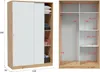 Esidra Kleiderschrank 2 Türen Waterbury 120x200 cm Braun Produktbild-Vorschau 3