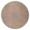Teppich SOFFI Kreis shaggy 5cm beige beige rund 120 cm Produktbild-Vorschau 2