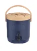 Thermogetränkebehälter, Kunststoff, 12 oder 17 Liter, blau Produktbild-Vorschau 1