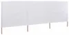 vidaXL 3-teiliges Windschutzgewebe 400 x 120 cm Weiß Produktbild-Vorschau 6