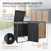 ML-Design 3-pojemnikowy pojemnik na śmieci, pokrywa na 3 Podgląd zdjęcia produktu 3