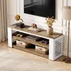 Supporto TV da 160 cm in stile rustico, adatto per Anteprima dell’immagine prodotto 11