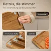 Deleca Schneidebrett Set, 3-teilig, mit Halter, Produktbild-Vorschau 6