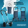 MONZANA® 3in1 Einkaufstrolley 56L bis 50 kg klappbar Produktbild-Vorschau 8