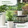 Pflanzkübel Malwa Strip weiß, ø 30 cm, Höhe 30.5 cm, Produktbild-Vorschau 5