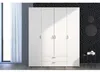 Armoire Parisot Daily, 4 portes, blanche, 160 x 185 cm Voir les images du produit 10