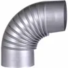 FireFix Ofenrohrbogen 90°, Ø 130 mm, feueraluminiert, Produktbild-Vorschau 2