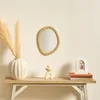 Wandspiegel mit geflochtener Rahmenfassung TILIA 31 × 40,5 Produktbild-Vorschau 2
