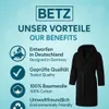 Betz Baumwolle Bademantel mit Kapuze für Herren und Damen - Produktbild-Vorschau 7
