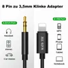 Nylon AUX Klinkenkabel für Apple – Audio-Kabel für iPhone 7 Produktbild-Vorschau 7