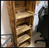 A stack of wooden crates. Produktbild-Vorschau