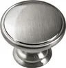 Hettich Möbelknopf Zinkdruckguss Edelstahl-Optik Ø 32 mm - Produktbild-Vorschau 1