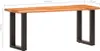 Panchina vidaXL con bordi naturali, 110 cm, in legno Anteprima dell’immagine prodotto 8