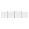A white room divider with four panels. Náhled obrázku produktu