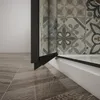 TRINITY BLACK Douchecabine, kwartcirkel, 900x900mm, helder Productafbeelding-voorbeeld 3