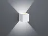 LED-Wandleuchte - weiß - Metall - 10 x 10 cm Produktbild-Vorschau 2