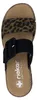 Rieker Donna Pantolette Leopard/Marrone Anteprima dell’immagine prodotto 10