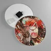 Wanduhr - Rund - Glasuhr - Abstraktion modern - 30x30cm - Produktbild-Vorschau 2