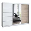 Schwebetürenschrank 200 cm, 3-türig, mit Spiegel & 4 Produktbild-Vorschau 2