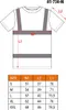T-shirt ad alta visibilità a maniche corte in due colori Anteprima dell’immagine prodotto 3