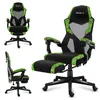 A gaming chair is shown from multiple angles against a white background. Produktbild-Vorschau