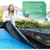 Poolabdeckung 640 cm rund 420D Winterabdeckung UV-Schutz Produktbild-Vorschau 7