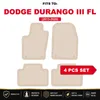DURBAN Beige Velours-Fußmatten-Set für Dodge Durango III FL Produktbild-Vorschau 17