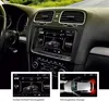 A car's dashboard with a digital display showing vehicle data and a top-down view of a car with doors open. Podgląd zdjęcia produktu