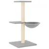 vidaXL Kratzbaum mit Sisal-Kratzsäulen Hellgrau 72 cm Produktbild-Vorschau 1
