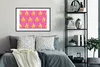 MuchoWow® MuchoWow® Gerahmtes Poster Banane - Muster - Rosa Produktbild-Vorschau 2