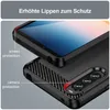 Hülle für Sony Xperia 10 V Handyhülle Carbon Bumper Handy Produktbild-Vorschau 7