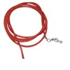 Lederband Rundschnur Rindleder 2mm orange gefärbt mit 1x Produktbild-Vorschau 2