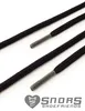 SNORS Schnürsenkel rund - SCHWARZ - 3mm - 150cm Produktbild-Vorschau 2