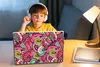 MuchoWow® Laptop Aufkleber Sticker Cover Blumen - Blätter - Produktbild-Vorschau 3