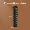 Schuhregal, 10 Ebenen, Platzsparend, mit Haken, 26,5B cm, Produktbild-Vorschau 5