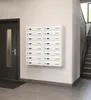 16-fach Briefkastenanlage Grau Ral 7035, 25 cm Tiefe, 16er Produktbild-Vorschau 4