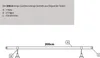 Gardinenstange 200 cm 1-läufig, Edelstahl-Look Produktbild-Vorschau 5