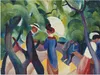 ARTland Wandbild Alu für Innen & Outdoor Promenade. 1913 Produktbild-Vorschau 1