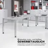bümö Schreibtisch Serie-Q - Nachbildung Ahorn, Gestell: Produktbild-Vorschau 7