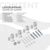 LuxeBath Designové koupelnové otopné těleso, 500x1200 mm, Náhled obrázku produktu 7