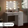 CASARIA® Tavolo da Trucco Jocelyn Specchio con LED Cassetto Anteprima dell’immagine prodotto 5