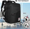 Peterson | Wasserdichter Polyester-Reiserucksack, Schwarz, Produktbild-Vorschau 15