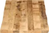 vidaXL Tischplatte mit Baumkante 140x60x3,8 cm Raues Mango Produktbild-Vorschau 3