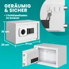 DEUBA®  Cassaforte Elettronica con Combinazione 31x20x20cm Anteprima dell’immagine prodotto 5