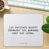 Mr. & Mrs. Panda Mouse Pad Ich verliere nicht! Entweder... Produktbild-Vorschau 2