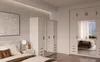 AX LIVING Beige Kleiderschrank mit Spiegel Storicos 4T6S Produktbild-Vorschau 4