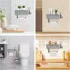 Edelstahl Toilettenpapierhalter ohne Bohren WC Produktbild-Vorschau 6