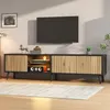 Mobile TV Merax con illuminazione a LED, mobile TV da Anteprima dell’immagine prodotto 4
