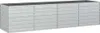 A long, rectangular, silver raised garden bed. Náhľad obrázku produktu